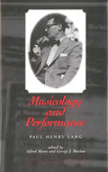 Musicology and Performance - Hardcover