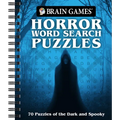 Brain Games - Horror Word Search Puzzles: 70 Puzzles of the Dark and Spooky - Spiral