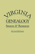 Virginia Genealogy. Sources & Resources - Paperback