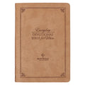 NLT Holy Bible Everyday Devotional Bible for Men New Living Translation, Vegan Leather, Tan Debossed - Leather