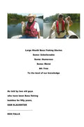 Large Mouth Bass Fishing Stories: Some: Unbelievable Some: Humorous Some: Weird All: True to the best of our knowledge - Paperback