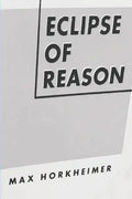 Eclipse of Reason - Paperback