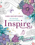 Inspire: Worship (Softcover): 100 Devotions for Coloring and Creative Journaling - Paperback
