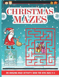 Christmas Mazes: Mazes for Kids 50 Mazes Difficulty Level Medium Fun Maze Puzzle Activity Game Books for Children - Holiday Stocking St - Paperback