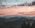 Condolence book for funeral landscape (Hardcover): Memory book, comments book, condolence book for funeral, remembrance, celebration of life, in lovin - Hardcover
