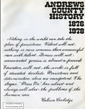 Andrews County History - Paperback