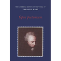 Opus Postumum - Paperback
