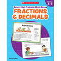 Solve-The-Problem Mini Books: Fractions & Decimals - Paperback