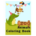 Zoo Animals Coloring Book: Easy Funny Learning for First Preschools and Toddlers from Animals Images - Paperback