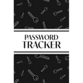 Password Tracker (Black Keys): 6"x9" Alphabetical Password Logbook for Easy Organization - Paperback