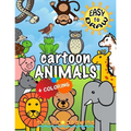 EASY to DRAW Cartoon Animals: Draw & Color 26 Cute Animals - Paperback