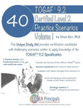 Togaf 9.2 Certified Level 2 40 Practice Scenarios Volume 1 - Paperback