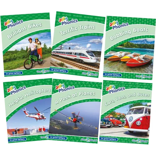Jolly Phonics Readers Level 3, Our World, Complete Set: In Print Letters (American English Edition) - Paperback