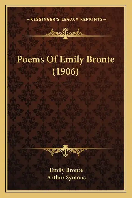 Poems of Emily Bronte (1906) - Paperback