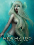 Mermaids: Adult Coloring Book: Large, Stress Relieving, Relaxing Mermaids Coloring Book for Adults, Grown Ups, Men & Women. 30+ - Paperback