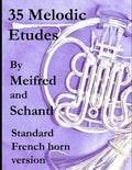 35 Melodic Etudes, Standard French Horn Version - Paperback