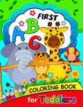 First ABC Coloring book for Toddlers: Activity book for boy, girls, kids Ages 2-4,3-5,4-8 (Coloring and Tracing Alphabet and Shape) - Paperback