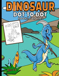 Dinosaur Dot To Dot Books For Kids: Activity Join The Dots Puzzle Book Ages 4-8 - Paperback