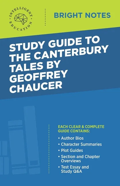 Study Guide to The Canterbury Tales by Geoffrey Chaucer - Paperback
