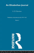 An Elizabethan Journal V1 - Paperback