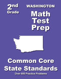Washington 2nd Grade Math Test Prep: Common Core State Standards - Paperback