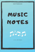 Notebook: Music Notes - Paperback