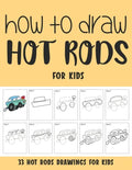 How to Draw Hot Rods for Kids - Paperback