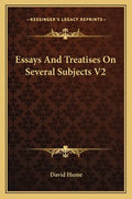 Essays and Treatises on Several Subjects V2 - Paperback