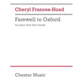Frances-Hoad: Farewell to Oxford for Piano Duet (4 Hands) - Paperback