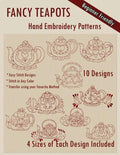 Fancy Teapots Hand Embroidery Patterns - Paperback