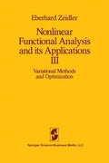 Nonlinear Functional Analysis and Its Applications: III: Variational Methods and Optimization - Paperback