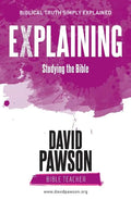 EXPLAINING Studying the Bible - Paperback
