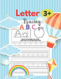 LETTRE Tracing A B C 3+: 8.5 x 11 in (21.59 x 27.94 cm),100 pages, handwriting workbook for kindergarten - Paperback
