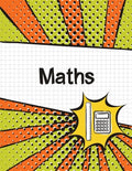 Maths Graph Paper Notebook: (Large, 8.5"x11") 100 Pages, 4 Squares per Inch, Math Graph Paper Composition Notebook for Students - Paperback