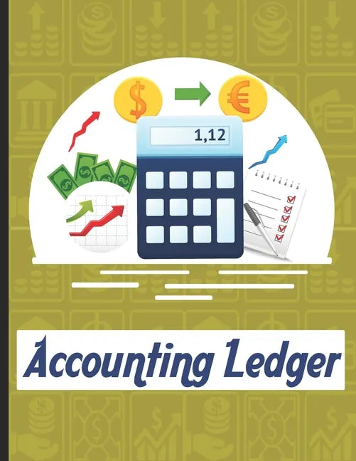 accounting ledgers: for bookkeeping Accounting General Ledge, sustained and long lasting tracking and record keeping Size:8.5"x11" in 100 - Paperback