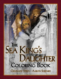The Sea King's Daughter Coloring Book: A Grayscale Adult Coloring Book and Children's Storybook Featuring a Lovely Russian Legend - Paperback
