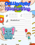 Calligraphy Handwriting: handwriting tracing workbook-handwriting practice paper for kids-handwriting practice sheets - Paperback