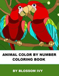 Animal Color By Number Coloring Book: Fun Coloring Book for Adults Relaxation and Stress Relief - Paperback