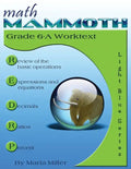 Math Mammoth Grade 6-A Worktext - Paperback