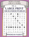 News Stand Circle a Word Vol.11: Large Print 100 Random Puzzles - Paperback