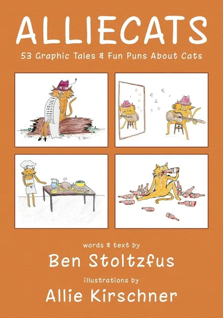 Alliecats: 53 Graphic Tales & Fun Puns About Cats - Paperback