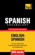 Spanish vocabulary for English speakers - 9000 words - Paperback