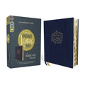 Niv, Radiant Virtues Bible: A Beautiful Word Collection, Leathersoft, Navy, Red Letter, Thumb Indexed, Comfort Print: Explore the Virtues of Faith, Ho - Imitation Leather
