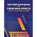 Test Prep Math Book for CASAS Math GOALS 2 Level D-Forms 927M and 928M - Paperback
