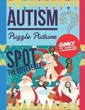 Autism Puzzle Picture: Spot the Difference, Games for Autism Kids, Hidden pictures for kids, 6 differences between two pictures with answers, - Paperback
