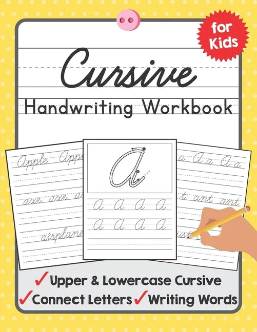 Cursive Handwriting Workbook for Kids: A Beginning Cursive Writing Practice Book for Kids Beginners - Paperback