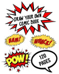Draw Your Own Comic Book: 120 Pages of Panel Layouts - Paperback
