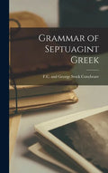 Grammar of Septuagint Greek - Hardcover