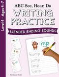 ABC See, Hear, Do Level 4: Writing Practice, Blended Ending Sounds - Paperback