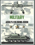 Military Adult Coloring Book: Army Books, Dover Coloring Books, (military books for Adults, Boys, kids) - Paperback